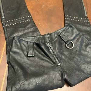 ✔️#34 Extraordinarily stunning Thomas Wylde Black Lambs leather Pants